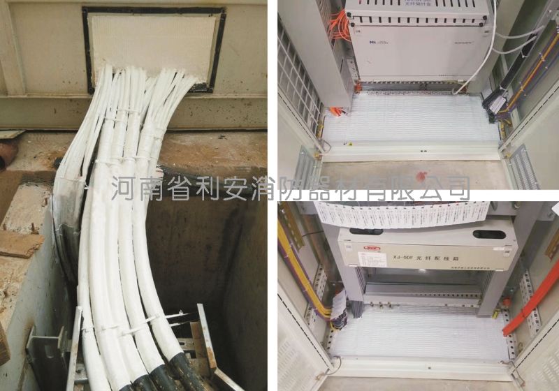 防火封堵板材施工現場